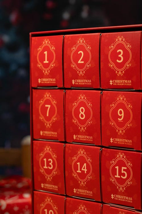 Adventskalender-Puzzle - 24 verschiedene Weihnachtsbilder