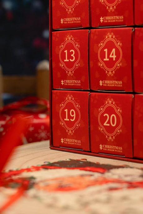 Adventskalender-Puzzle - 24 verschiedene Weihnachtsbilder