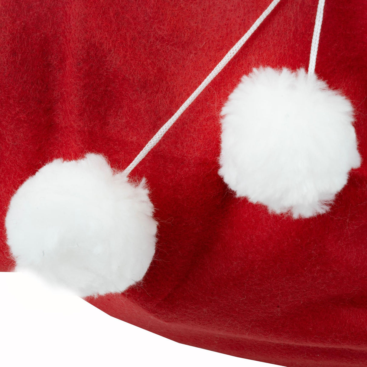 Weihnachts-Baumwolltasche 390x630 mm mit Weihnachtsmann-Aufdruck