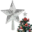 Silberner Weihnachtsbaumstern 18cm