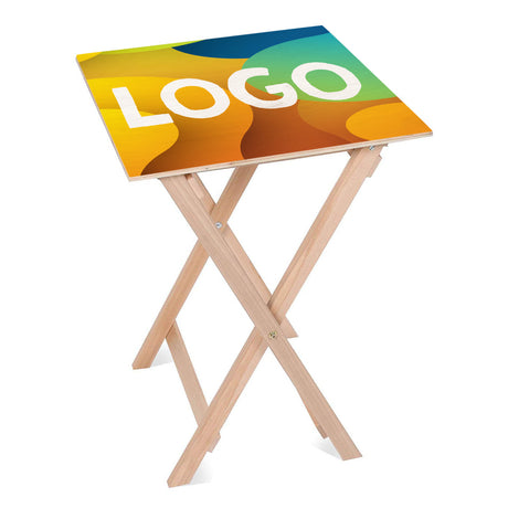 Holztisch Dein Logo