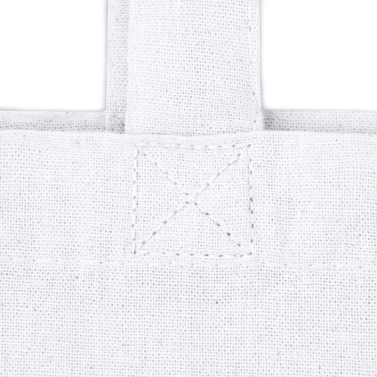 Baumwolltasche Weiß 380x80x420 mm 220 g Griff: 70 cm