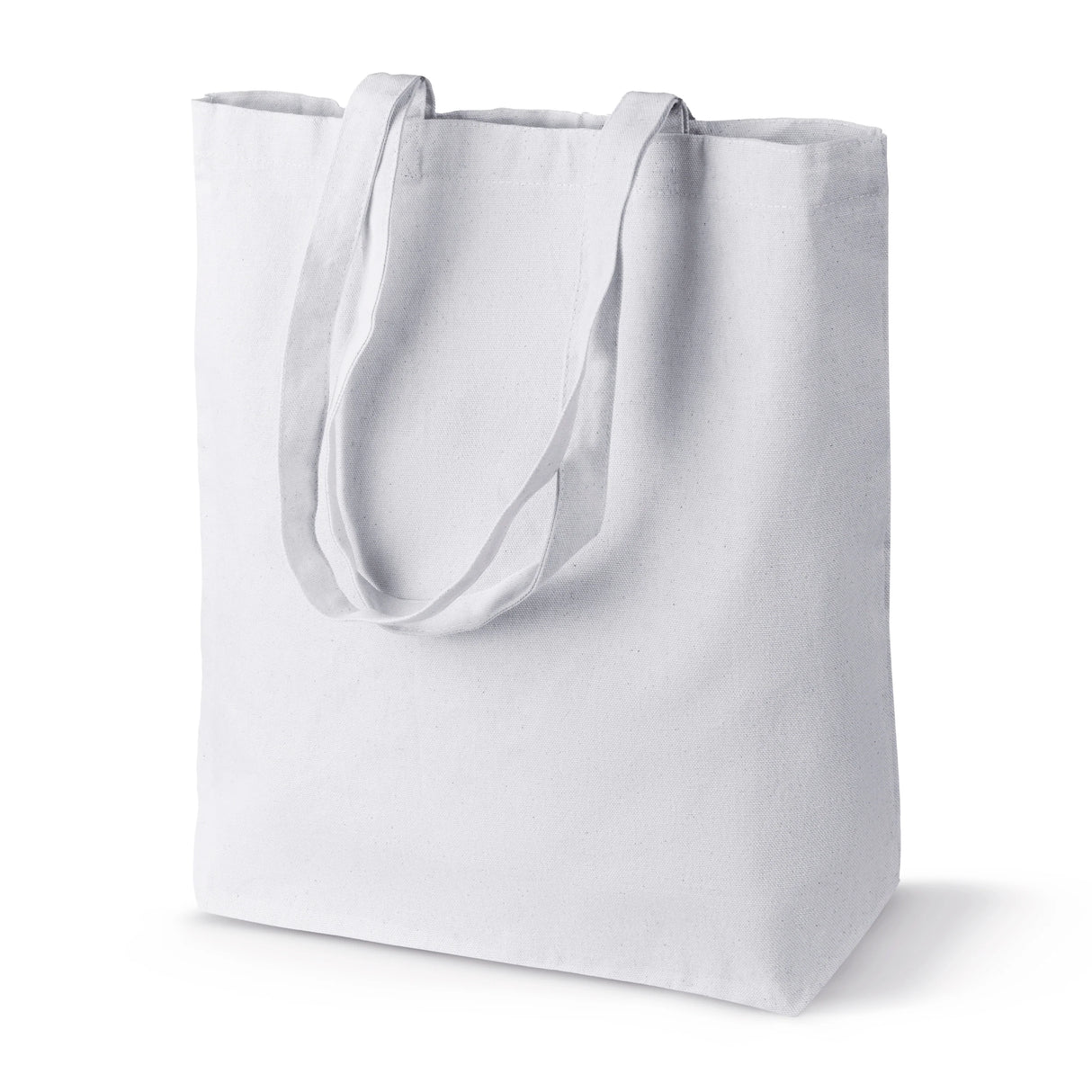 Baumwolltasche Weiß 380x80x420 mm 220 g Griff: 70 cm