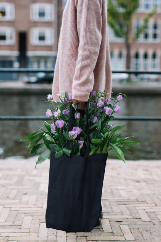 Baumwolltasche Navy Blau 380x420 mm 140 g