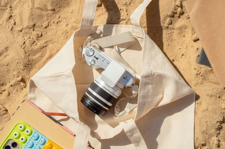 Baumwolltasche Ecru 380x420 mm 220 g langer Griff