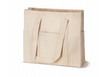 Baumwolltasche Ecru mit Taschen 380x100x100x350 mm 320 g