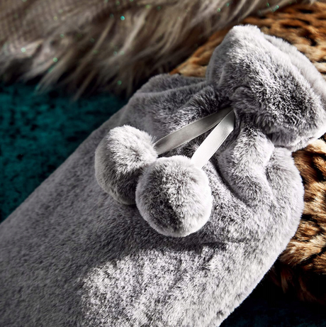 Wärmflasche 320x200mm grau