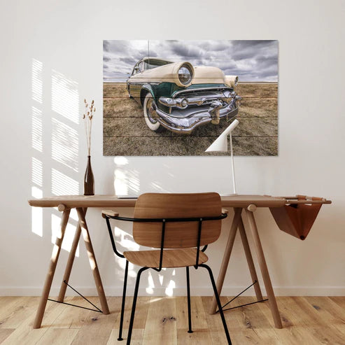 Wanddeko Holz - Vintage Car