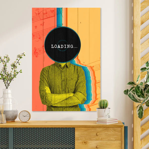 Wanddeko Holz - Vintage Loading