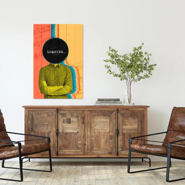 Wanddeko Holz - Vintage Loading