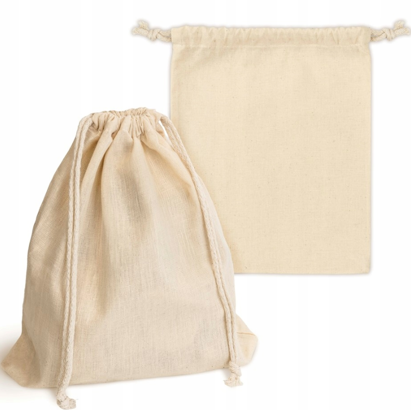 Baumwollsack Ecru 200×300 mm 280g