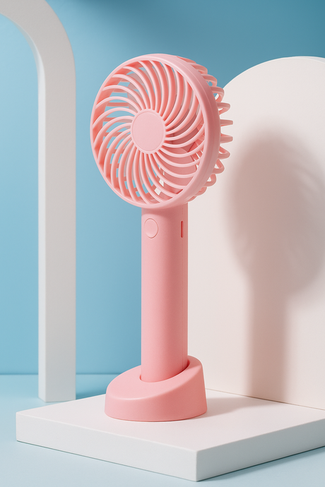 Pink Mini tragbarer USB -Fan