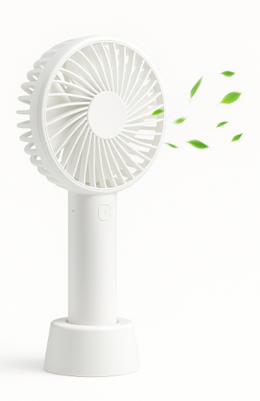Weißer mini tragbarer USB -Fan