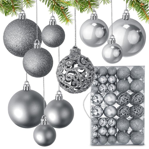 Künstlicher Weihnachtsbaum LARGE 220cm SET SILBER