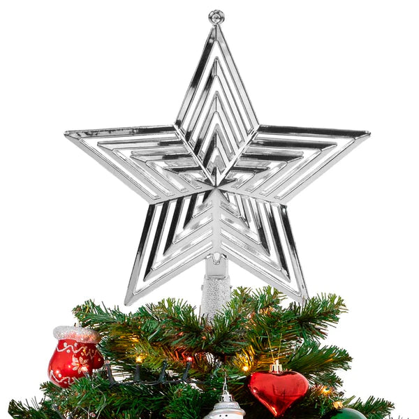 Künstlicher Weihnachtsbaum LARGE 220cm SET SILBER