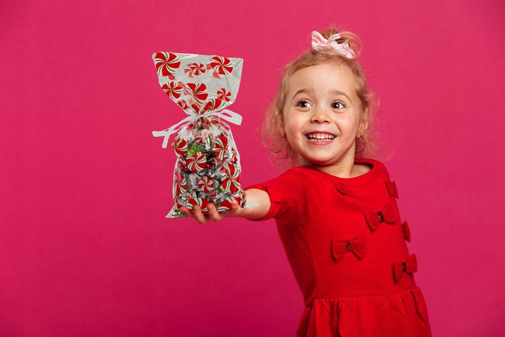 Weihnachts-Cellophantüte LUTSCHER 10 Stück.