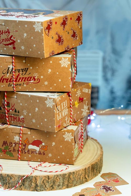 Weihnachtsgeschenkboxen Premium 12St. + Vignetten