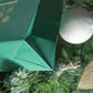 18+8,5x23cm Goldenes Geschenk  Dunkelgrün Weihnachts Kraft Geschenktüten