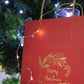 18+8,5x23cm Goldkranz Rot Weihnachts Kraft Geschenktüten