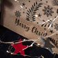 26+14x32cm Merry Christmas Weihnachts Kraft Geschenktüten Weihnachts Papiertüten mit Griffen - AllBags