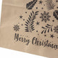 26+14x32cm Merry Christmas Weihnachts Kraft Geschenktüten Weihnachts Papiertüten mit Griffen - AllBags