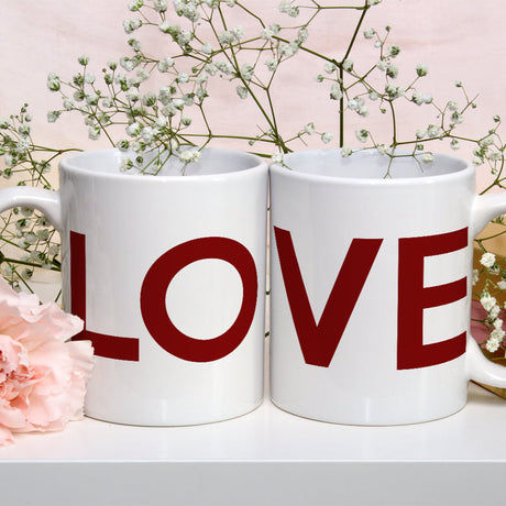 Valentinstagsgeschenk - Tassenset für Paare