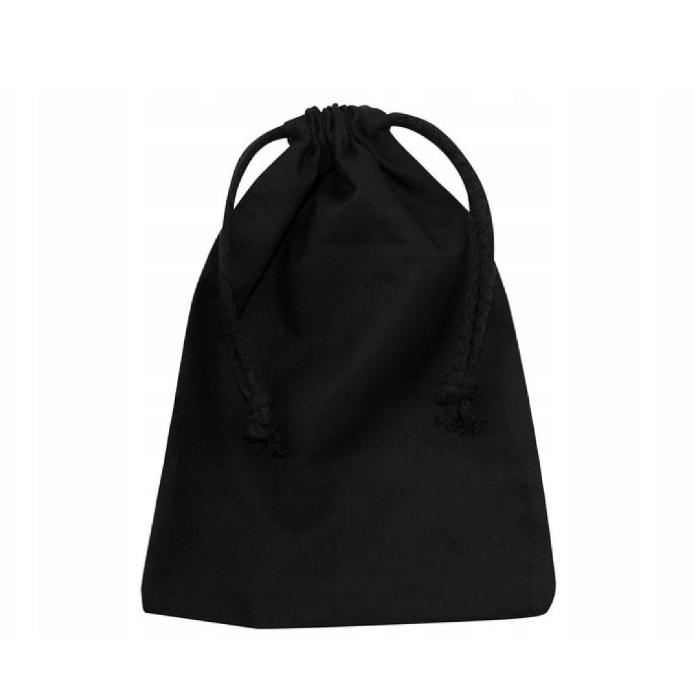Baumwollsack Schwarz 15x20cm - AllBags