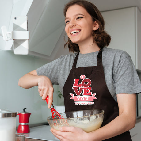 Valentinstagsgeschenk Küchenschürze