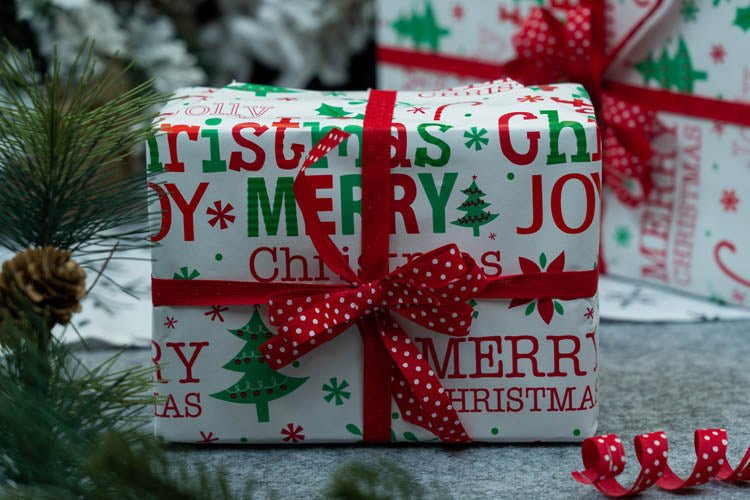 Geschenkpapier weihnachten 70cm/5m Joy Christmas