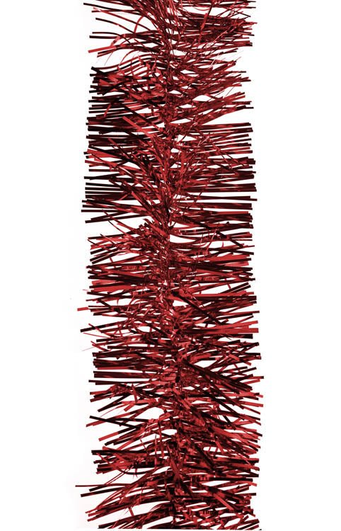 Lamettagirlande Weihnachtsgirlande 2m Rot