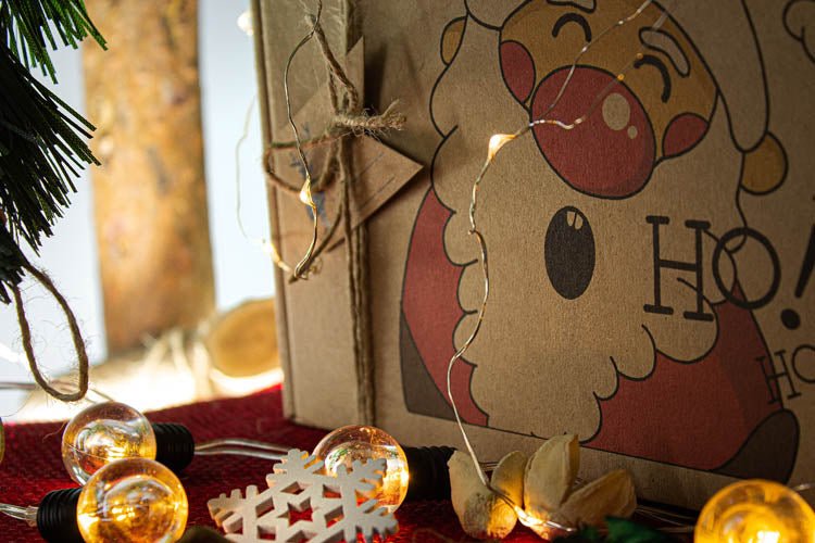 Merry Christmas Weihnachten Geschenkbox set mit 3 Stück +Jutekordel - AllBags