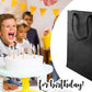 Papiertüte eco prestige 17+7x25cm Schwarz - AllBags