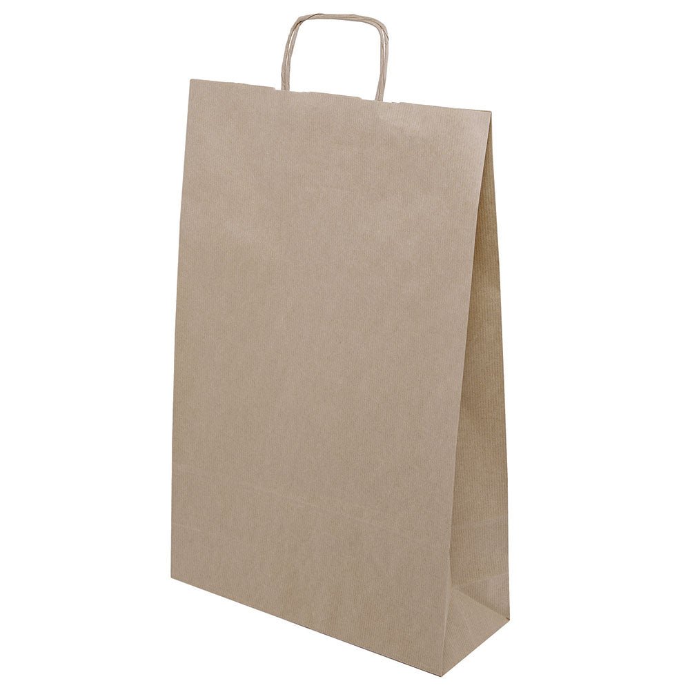 Folia Papiertüten Mit Tragegriff – 12x5,5x15 Cm, 10/20/50 Stück, Gedrehtes Papier
