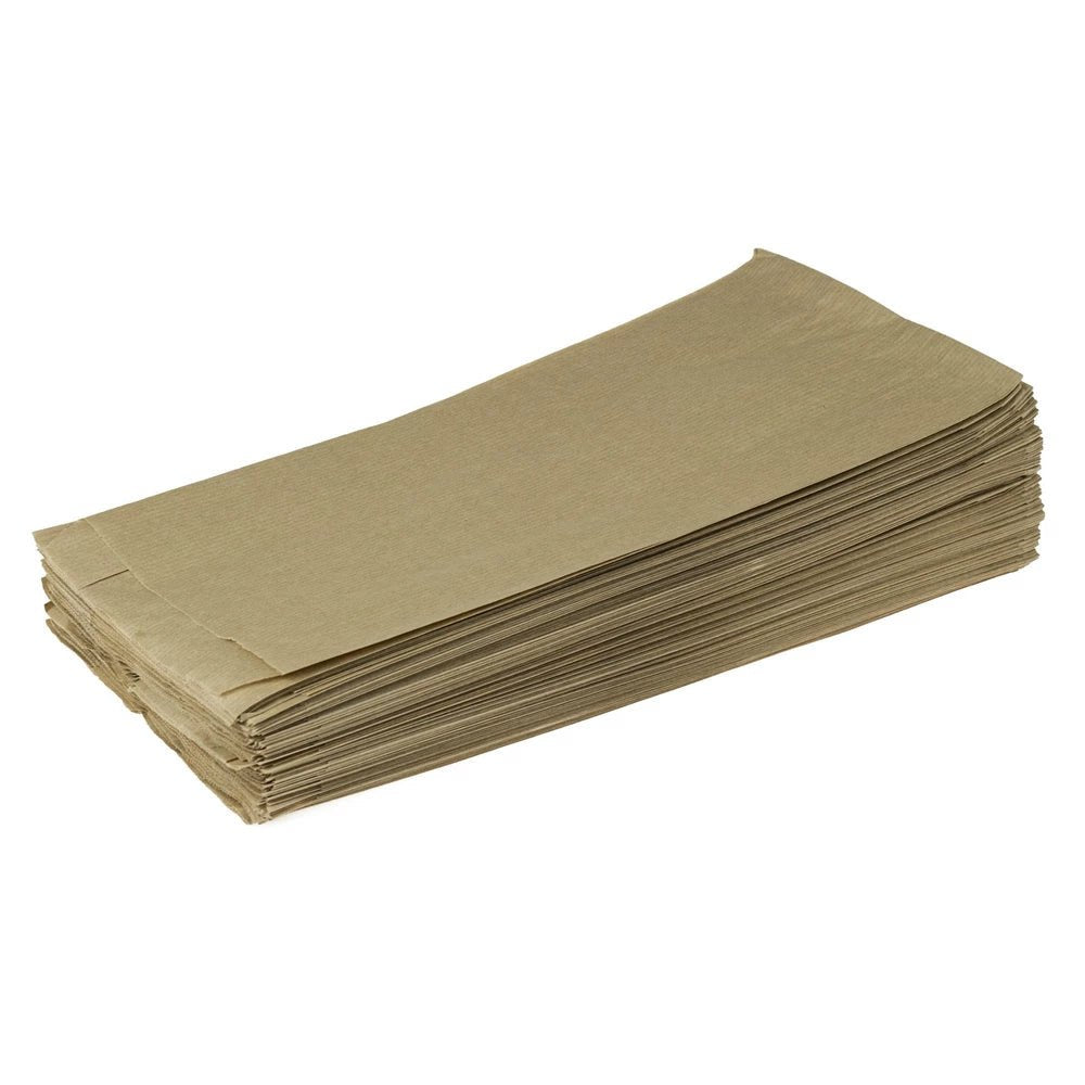 Papiertüten ohne Griff - Braune - 15x29cm - 1000 Stück - AllBags