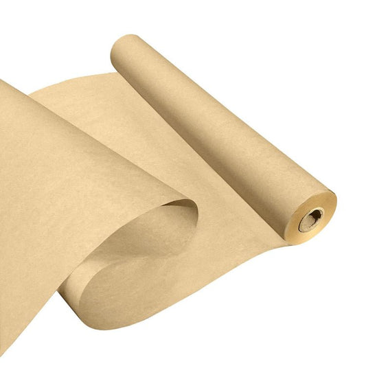Rolle braunes Öko-Kraftpapier 55cm x 100 m 100% recyceltem Papier MAX - AllBags
