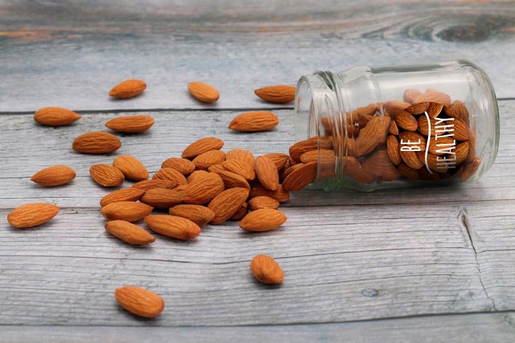 Selbstklebende dekorative Aufkleber Be healthy Nüsse 10 Stück - AllBags