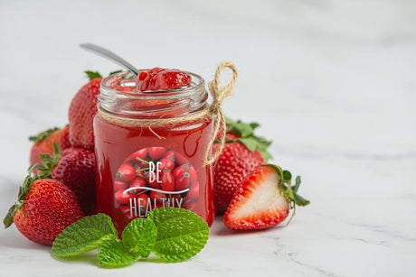 Selbstklebende dekorative Aufkleber Be healthy Preiselbeeren 10 Stück