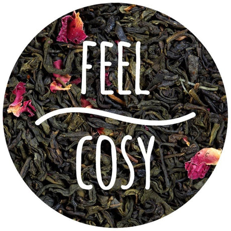 Selbstklebende dekorative Aufkleber Feel Cosy Tee 10 Stück