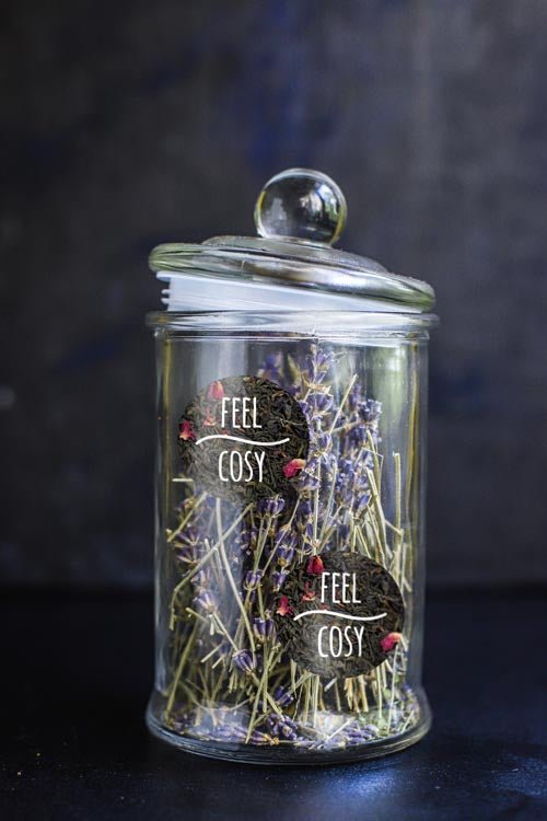 Selbstklebende dekorative Aufkleber Feel Cosy Tee 10 Stück - AllBags