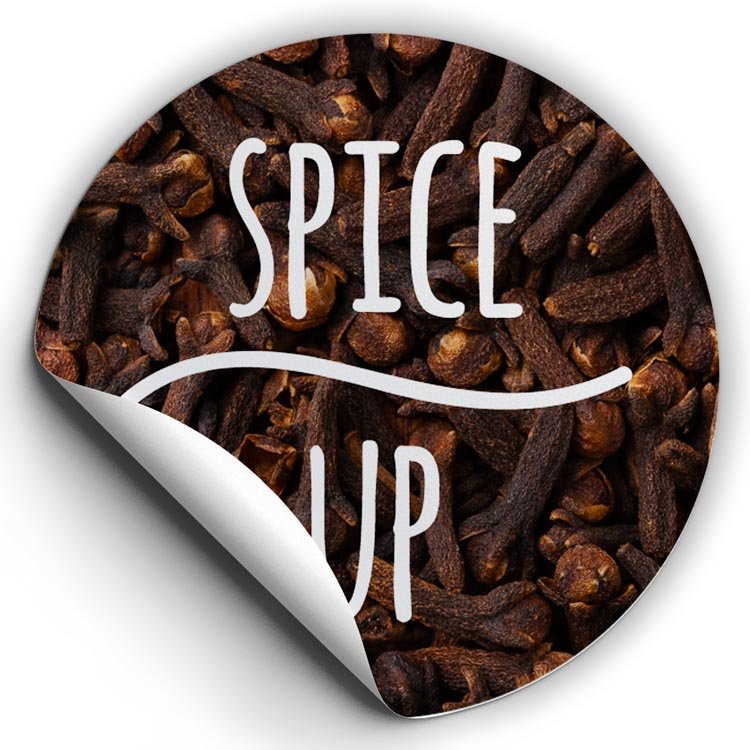 Selbstklebende dekorative Aufkleber Spice Up Nelken 10 Stück - AllBags