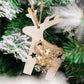 Tannenbaumschmuck Holz-Anhänger Set 4er - Weihnachtsbaumschmuck zum Dekorieren - AllBags