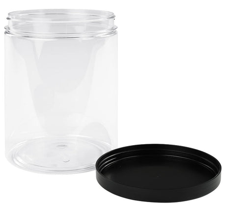 Vorratsgläser mit Deckel Set 12 Stück Vorratsdosen Kunststoff Plastikgläser mit Deckel 1000ml 32oz