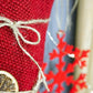 Weihnachtsstrumpf Weihnachten Jutesocke Rot 43cm - AllBags